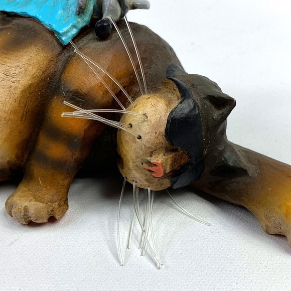 1999 Stebleton Cagey Critters "Dream Time" Cat & Mouse Figurine - Picture 6 of 8